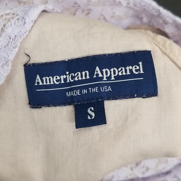 American Apparel baby doll dress purple size small - Picture 7 of 8